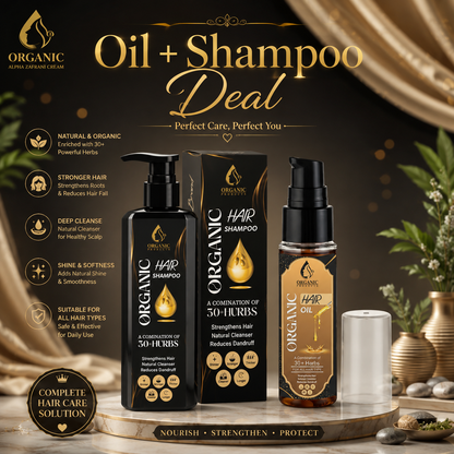 Hair Care Deal (Organic Oil + Organic Shampoo)